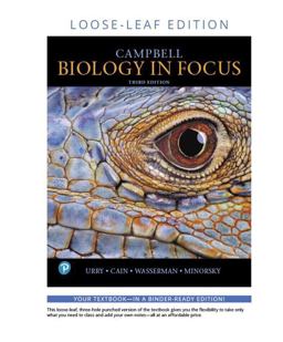 Campbell Biology in Focus, Loose-Leaf Plus Mastering Biology with Pearson EText -- Access Card Package