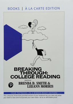 Breaking Through College Reading, Books a la Carte Editions Plus Mylab Reading -- Access Card Package 12th 9780134996738 Front Cover