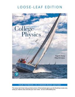 College Physics, Loose-Leaf Plus Mastering Physics with Pearson EText -- Access Card Package