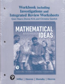 Workbook with Integrated Review Worksheets for Mathematical Ideas