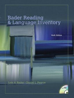 Reading and Language Inventory 6th 9780135005538 Front Cover