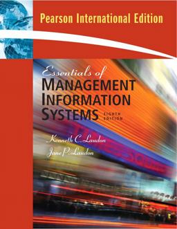 Essentials of Management Information Systems