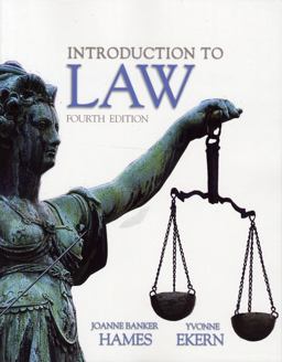 Introduction to Law 4th 9780135024348 Front Cover