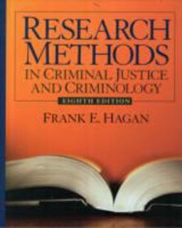 Research Methods in Criminal Justice and Criminology 8th 9780135043882 Front Cover