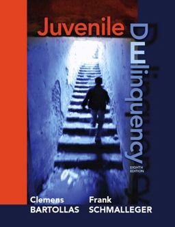 Juvenile Delinquency 8th 9780135052617 Front Cover