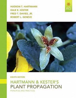 Hartmann and Kester's Plant Propagation, Student Value Edition 8th 9780135054413 Front Cover