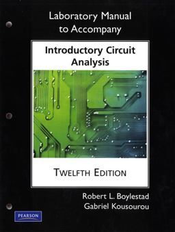 Laboratory Manual for Introductory Circuit Analysis 12th 9780135060148 Front Cover