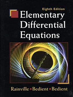 Elementary Differential Equations 8th 9780135080115 Front Cover