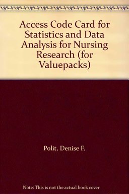Access Code Card for Statistics and Data Analysis for Nursing Research (for Valuepacks)