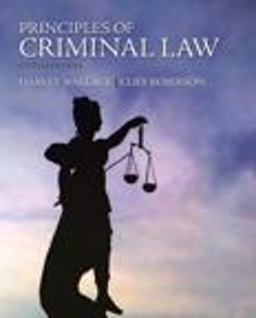 Principles of Criminal Law 5th 9780135121580 Front Cover