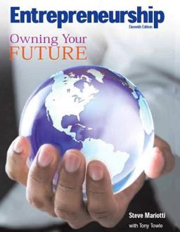 Entrepreneurship Owning Your Future 11th 9780135128442 Front Cover