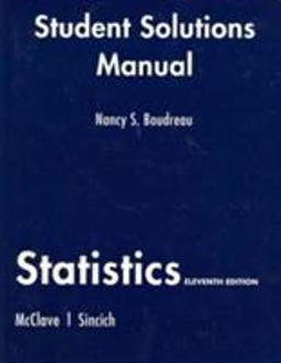 Student Solutions Manual for Statistics