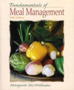 Fundamentals of Meal Management 5th 9780135140864 Front Cover