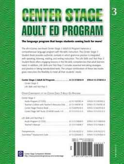 Center Stage 3 with Life Skills and Test Prep 3