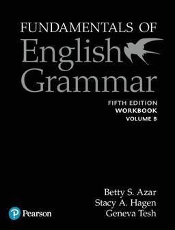 Azar-Hagen Grammar - (AE) - 5th Edition - Workbook B - Fundamentals of English Grammar (w Answer Key) 5th 9780135159484 Front Cover