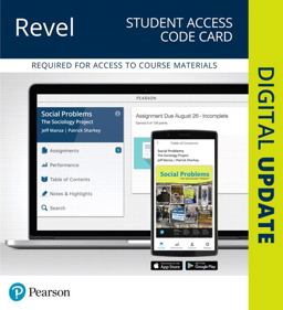 Revel for the Sociology Project Social Problems -- Access Card  9780135159637 Front Cover
