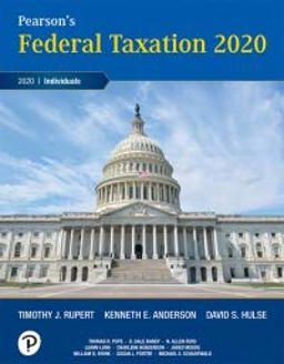 Pearson's Federal Taxation 2020 Individuals
