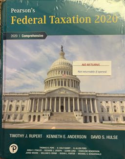 Pearson's Federal Taxation 2020 Comprehensive