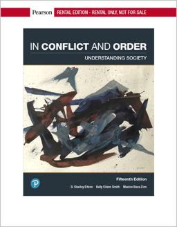 In Conflict and Order Understanding Society 15th 9780135164686 Front Cover