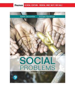 Social Problems 16th 9780135164730 Front Cover