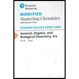 Modified Mastering Chemistry with Pearson EText -- ValuePack Access Card -- for General, Organic, and Biological Chemistry
