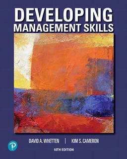 Developing Management Skills 10th 9780135175460 Front Cover