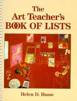 Art Teacher's Book of Lists  9780135177563 Front Cover
