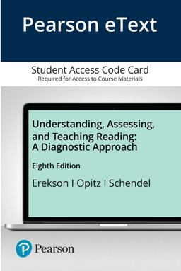 Pearson EText for Understanding, Assessing, and Teaching Reading