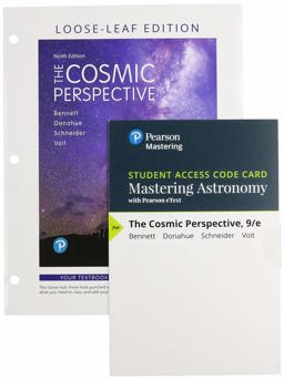 Cosmic Perspective, the, Loose-Leaf Plus Mastering Astronomy with Pearson EText -- Access Card Package 9th 9780135185193 Front Cover