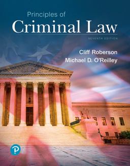 Principles of Criminal Law:  9780135186282 Front Cover