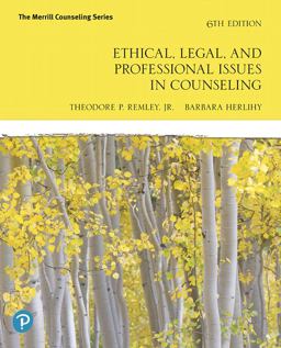 MyLab Counseling with Pearson EText -- Access Card -- for Ethical, Legal, and Professional Counseling 6th 9780135186961 Front Cover
