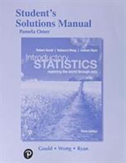 Student Solutions Manual for Introductory Statistics
