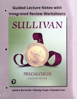 Guided Lecture Notes with Integrated Review Worksheets for Precalculus