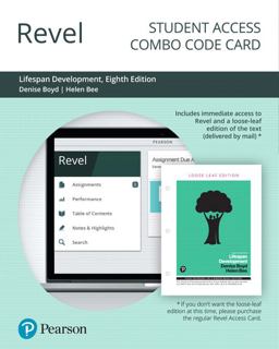 Revel for Revel for Lifespan Development -- Combo Access Card 8th 9780135192610 Front Cover