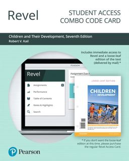 Revel for Children and Their Development -- Combo Access Card Revel for Children and Their Development -- Combo Access Card
