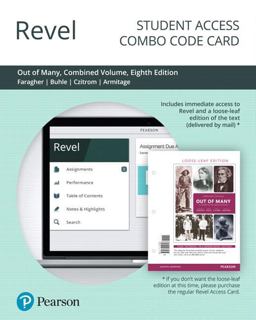 Revel for Out of Many, Combined Volume -- Combo Access Card Revel for Out of Many, Combined Volume -- Combo Access Card