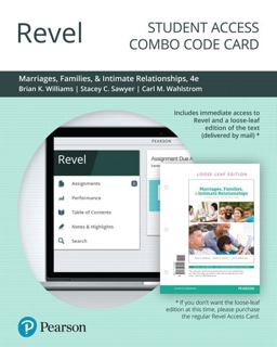 Revel for Marriages, Families, and Intimate Relationships -- Combo Access Card