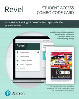 Revel for Essentials of Sociology
