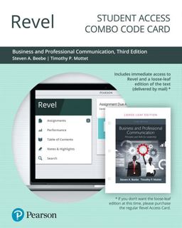 Revel for Business and Professional Communication -- Combo Access Card