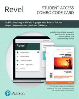 Revel for Public Speaking and Civic Engagement -- Combo Access Card Revel for Public Speaking and Civic Engagement -- Combo Access Card