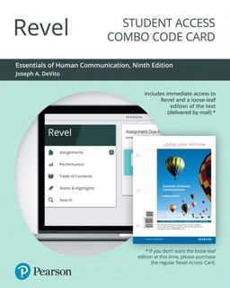 Revel for Essentials of Human Communication -- Combo Access Card
