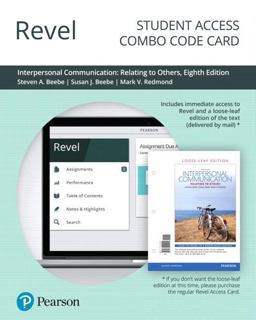 Revel for Interpersonal Communication Relating to Others -- Combo Access Card