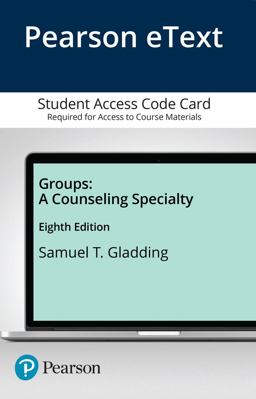 MyLab Counseling with Pearson EText -- Access Card -- for Groups