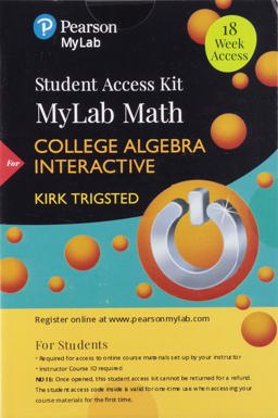 MyLab Math for Trigsted College Algebra Interactive -- Access Card