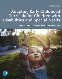 Adapting Early Childhood Curricula for Children with Disabilities and Special Needs 10th 9780135204450 Front Cover