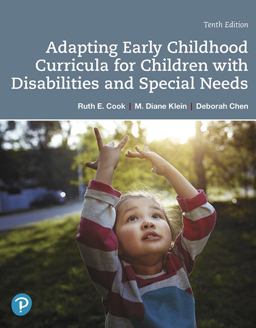 Enhanced Pearson EText for Adapting Early Childhood Curricula for Children with Disabilities and Special Needs -- Access Card 10th 9780135204641 Front Cover