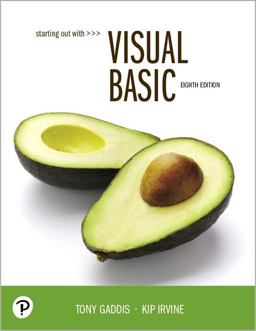 Starting Out with Visual Basic 8th 9780135204658 Front Cover
