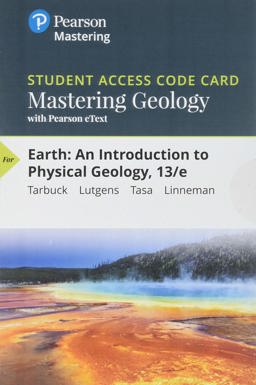 Mastering Geology with Pearson EText -- Standalone Access Card -- for Earth