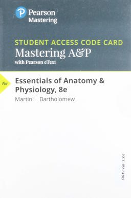 Mastering a&P with Pearson EText -- Standalone Access Card -- for Essentials of Anatomy and Physiology Mastering a&P with Pearson EText -- Standalone Access Card -- for Essentials of Anatomy and Physiology