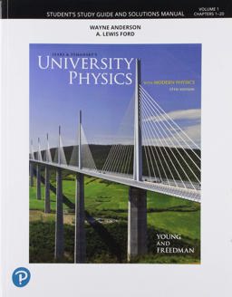 Student Solutions Manual for University Physics with Modern Physics Volume 1 (Chs. 1-20) 15th 9780135216958 Front Cover